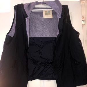 Crossroads Vest - Dark Navy with Purple Inner Lining (Size 1X)